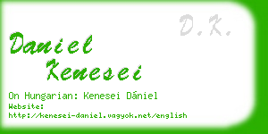 daniel kenesei business card